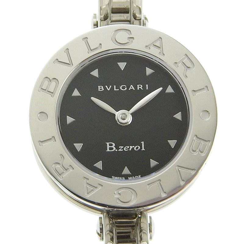 【BVLGARI】ブルガリ
 B-zero1 腕時計
 ビーゼロワン BZ22S ステンレススチール クオーツ アナログ表示 黒文字盤 B-zero1 レディースAランク