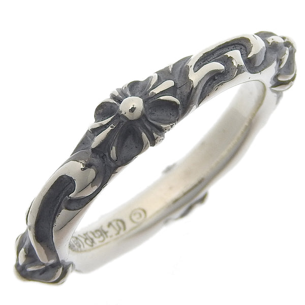 [Corazones cromados] Chrome Hearts SBT No. 24 Ring / Ring Silver 925 Aproximadamente 9.0g SBT Band Ring Men A-Rank