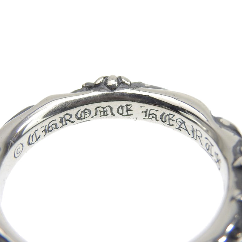 [Chrome Hearts] Chrome Hearts 
 SBT band ring No. 24 ring / ring 
 Silver 925 about 9.0g SBT Band Ring Men's A-Rank