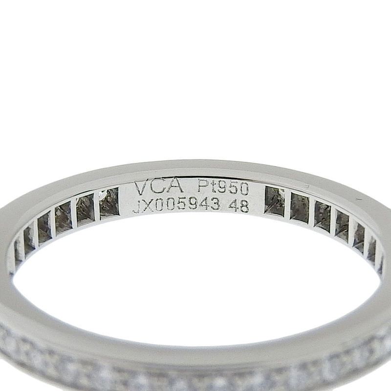 [VAN CLEEF & ARPELS] Van Cleef & Arpel Romance Full Eternity Ring No. 8 Ring PT950 Platinum about 2.5g Romance Full Eternity Ring Ladies A Rank