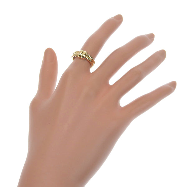 [CHAUMET] Shome 
 No. 10 ring / ring 
 K18 Yellow Gold Approximately 6.8G Ladies A-Rank