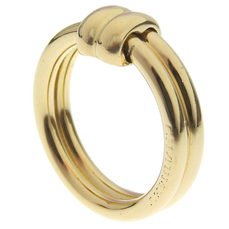 [CHAUMET] Shome 
 No. 10 ring / ring 
 K18 Yellow Gold Approximately 6.8G Ladies A-Rank