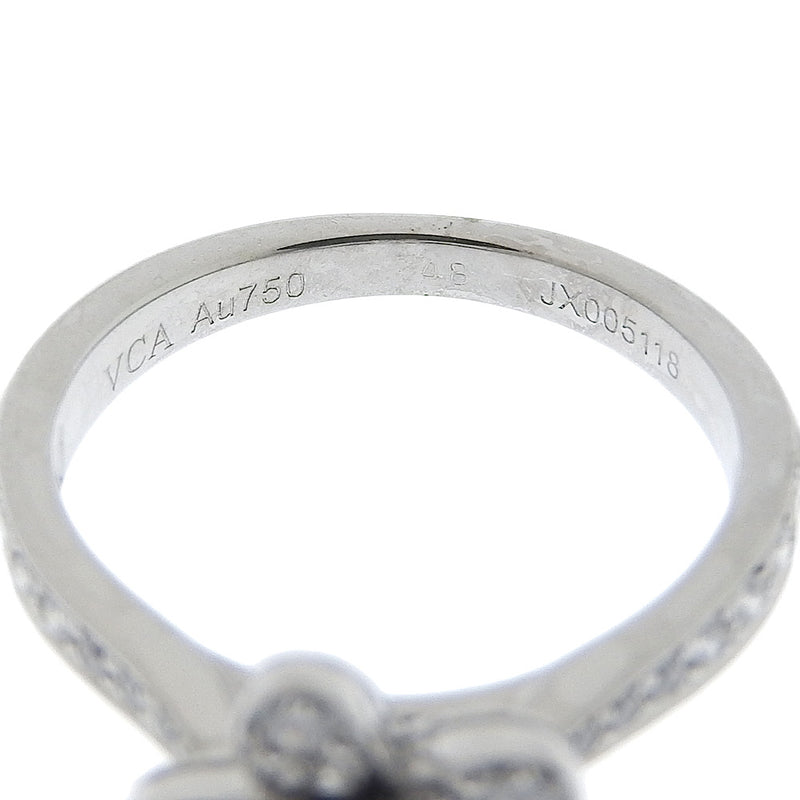 [VAN CLEEF & ARPELS] Van Cleef & Arpel Socrates 8 Ring 18KWhite Gold x Diamond about 3.5g SOCRATES Ladies A Rank