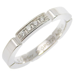 [Cartier] Cartier 
 Maiyon Pantail No. 8 Ring / Ring 
 K18 White Gold x Diamond about 4.0g MAIYON PANTHERE Ladies A Rank