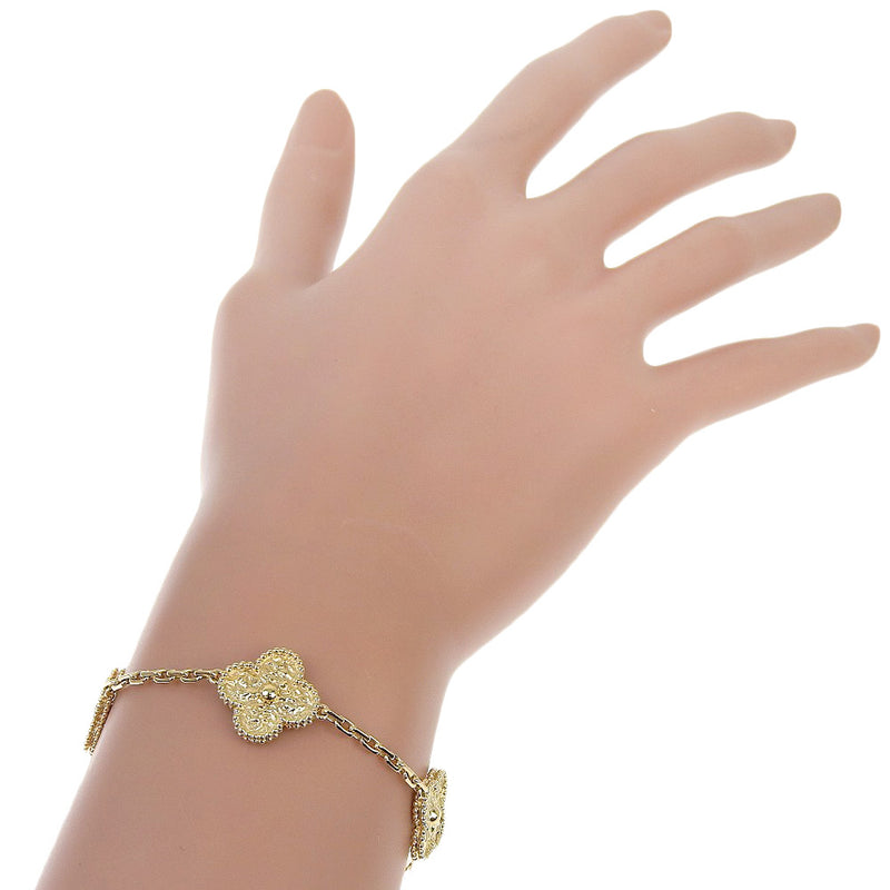 [van Cleef＆Arpels] Van Cleef＆Arpel Alhambra Bracelet 18K黄金约15.0克Alhambra女士A+等级