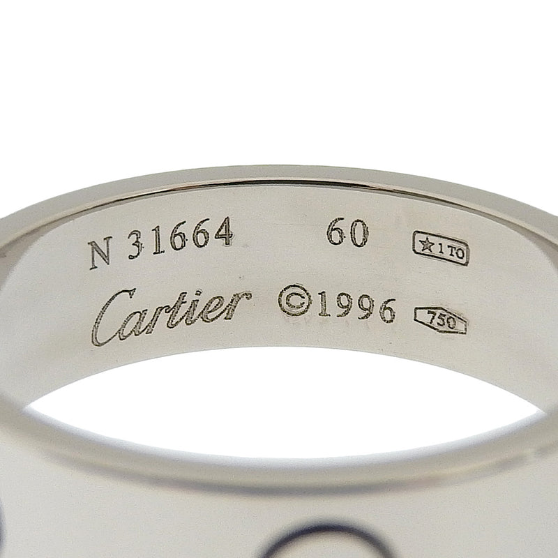 CARTIER】カルティエ ラブリング 19号 リング・指輪 K18ホワイト ...