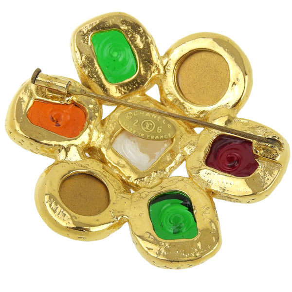 [Chanel] Chanel 
 Broche de agarre 
 Reparación de oro 26 Grabado alrededor de 42.2g Gripoa Damas A-Rank