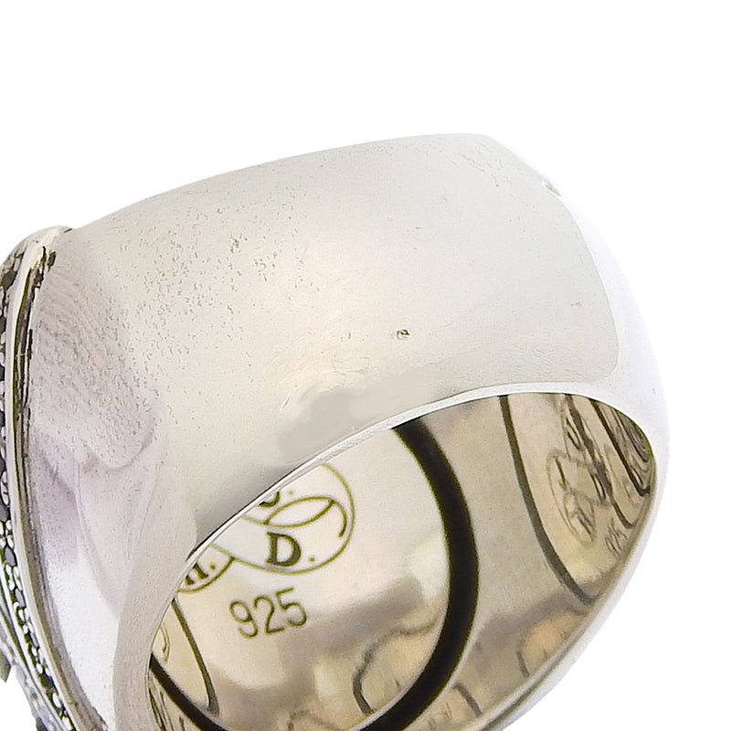 Justin Davis] Justin Davis Star Eyepatch Skull Ring No. 17