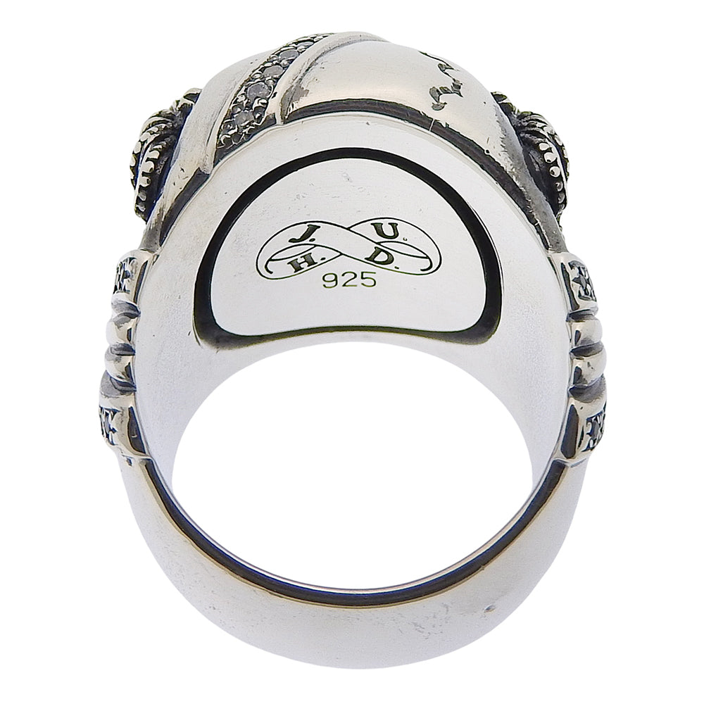 Justin Davis] Justin Davis Star Eyepatch Skull Ring No. 17