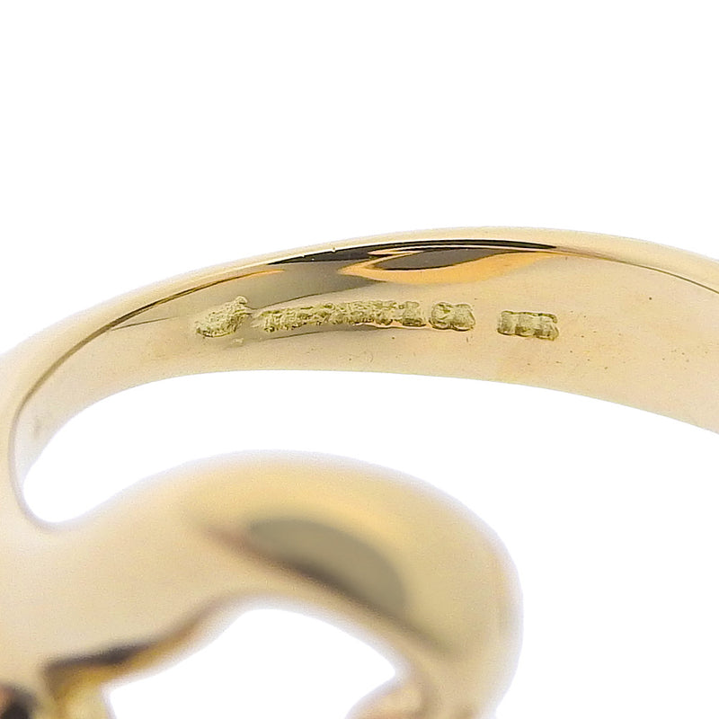 [Tiffany＆Co。]蒂法尼 
 开放心脏号9.5戒指 /戒指 
 K18黄金大约6.6克开放式女士A级