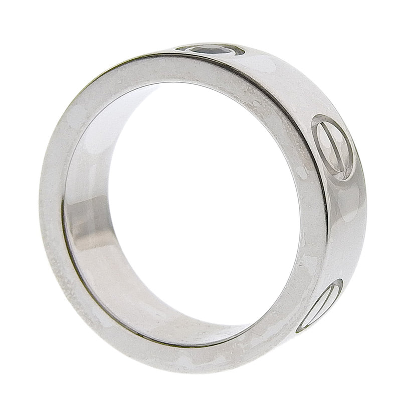 [Cartier] Cartier 
 Labling No. 8.5 Ring / Ring 
 K18 White Gold Approximately 9.2g Love Ring Ladies A Rank