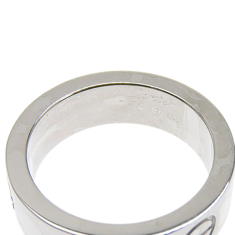 [Cartier] Cartier 
 Labling No. 8.5 Ring / Ring 
 K18 White Gold Approximately 9.2g Love Ring Ladies A Rank