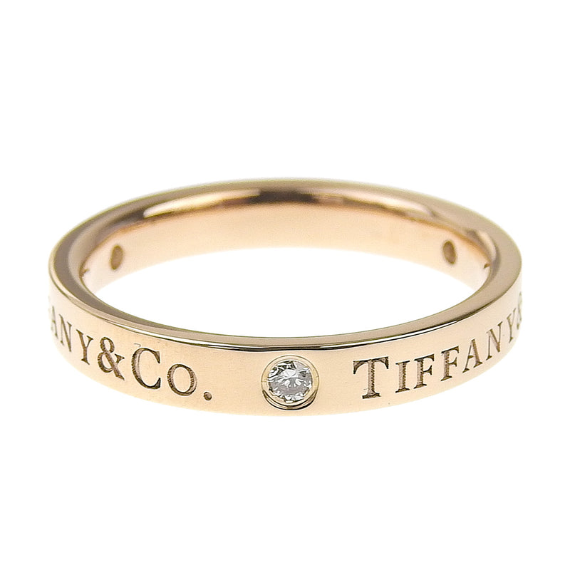 TIFFANY & CO.] Tiffany No. 9 ring / ring K18 Pink Gold x Diamond 