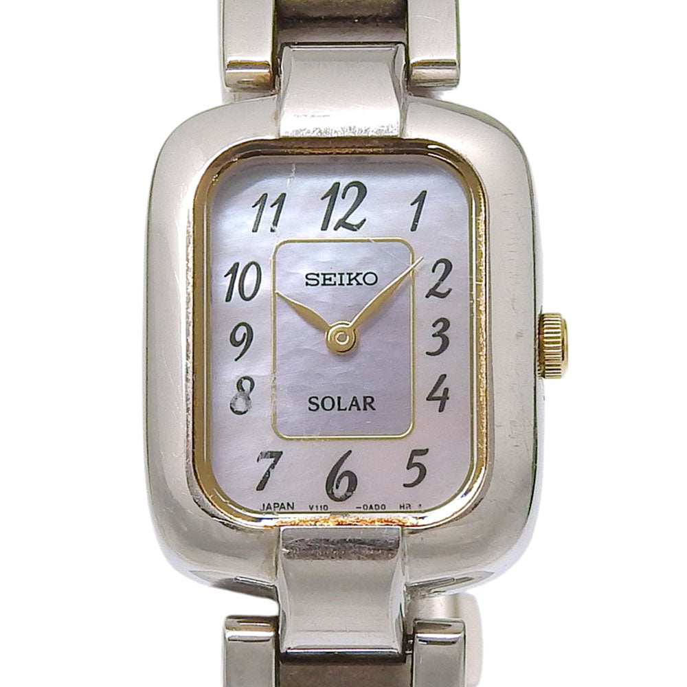 SEIKO】セイコー ソーラー 腕時計 V110-0AB0 ソーラー時計 – NISHIKINO