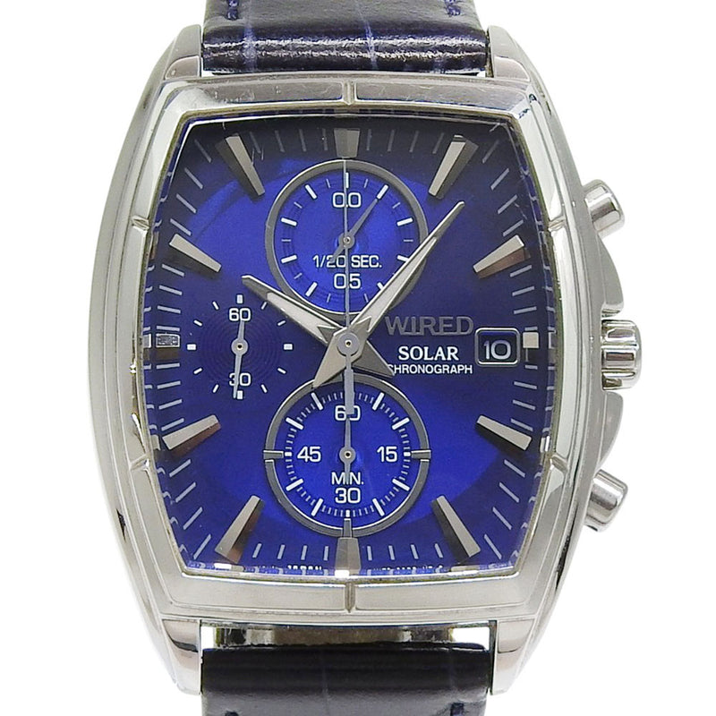 【SEIKO】セイコー WIRED ワイアード 腕時計
 V176-0AD0 ソーラー時計