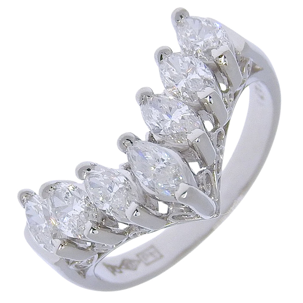Pt900Platinum×Diamond Ring No. 11 – NISHIKINO VINTAGE KYOTO