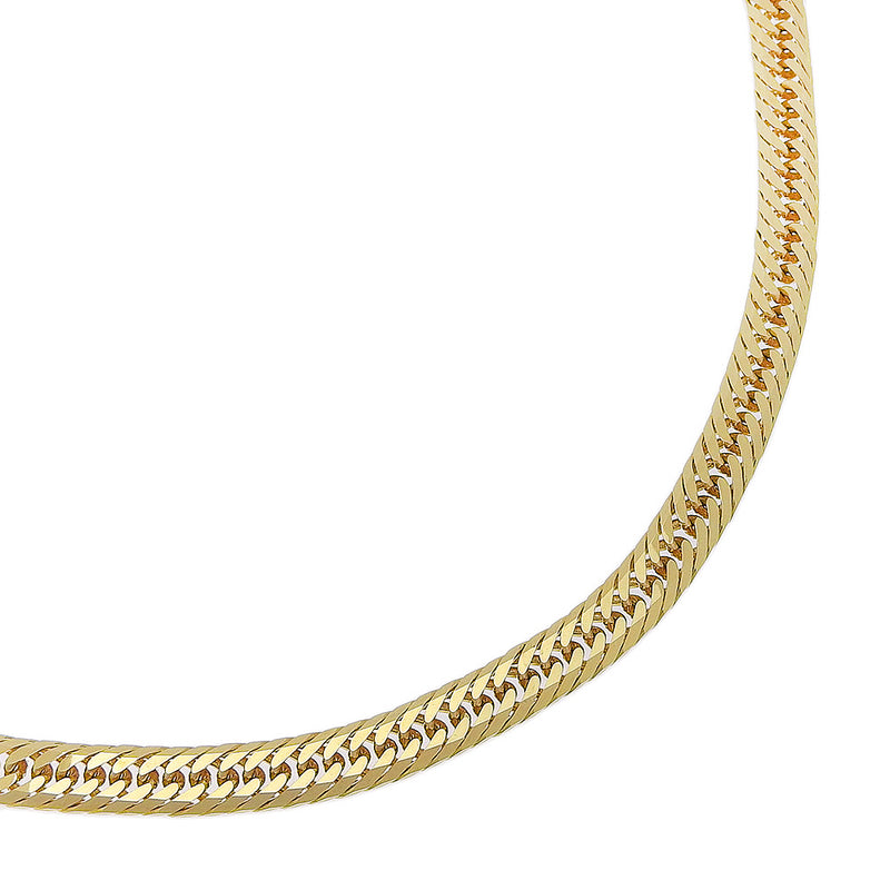 Joy Necklace Eight -sided triple 50g 18KYellow Gold Approximately