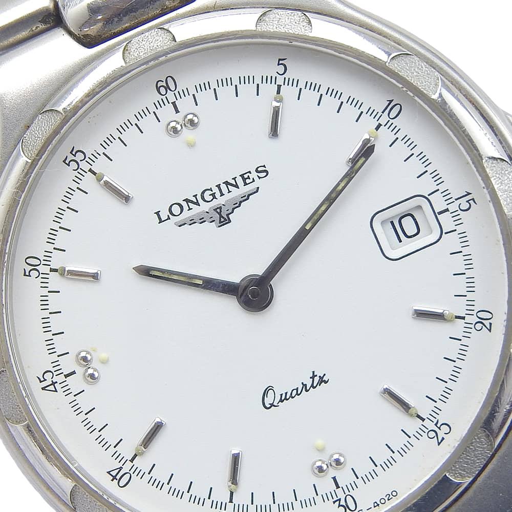 LONGINES】ロンジン コンクエスト 腕時計 L1.614.4 クオーツ