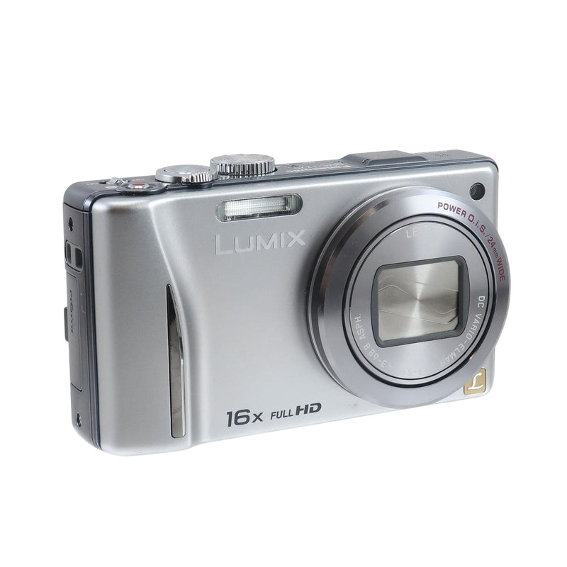 NISHIKINO VINTAGE KYOTOのパナソニック LUMIX DMC-TZ20 シルバーデジタルカメラ。16倍ズームレンズ搭載のコンパクトな外観。