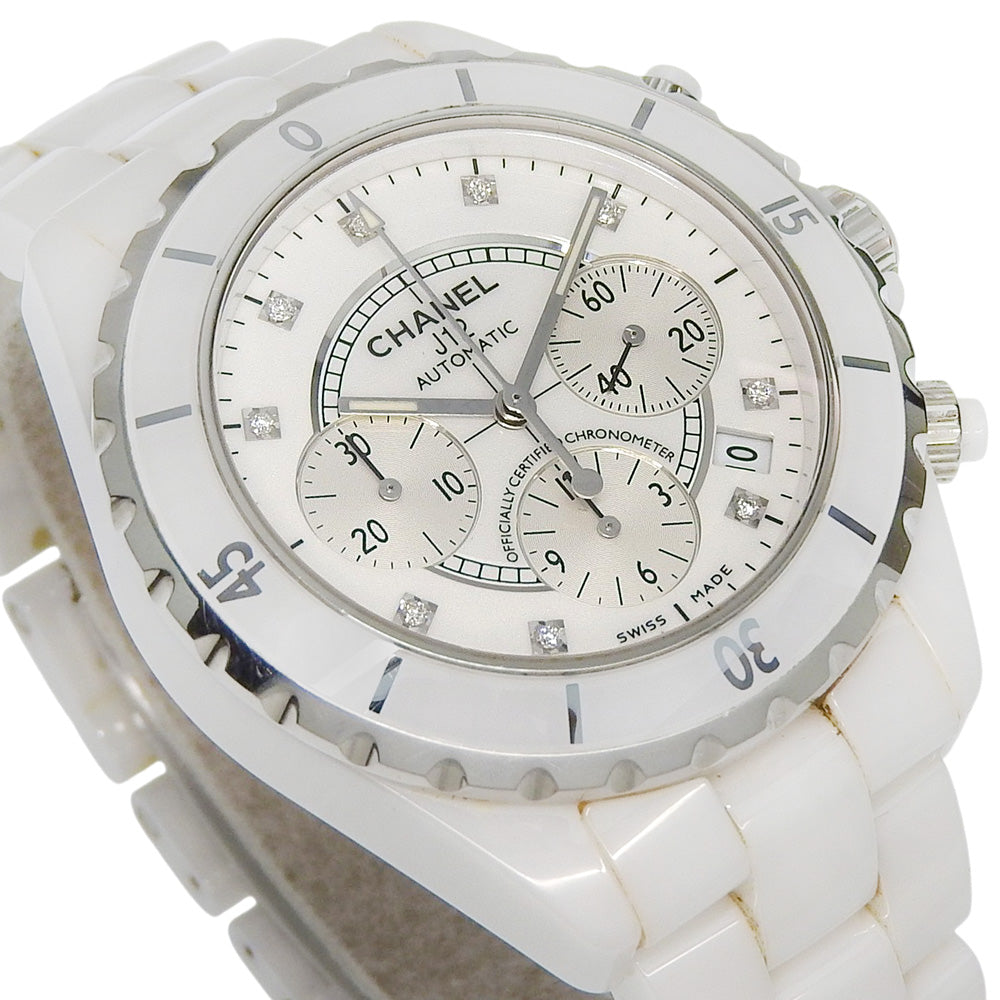 CHANEL] Chanel J12 9P diamond watch H2009 Mechanical Automatic