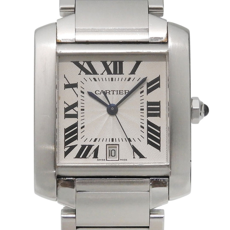 【CARTIER】까르띠에 탱크 프랑세즈 LM 손목시계 
 W51002Q3 자동 감기