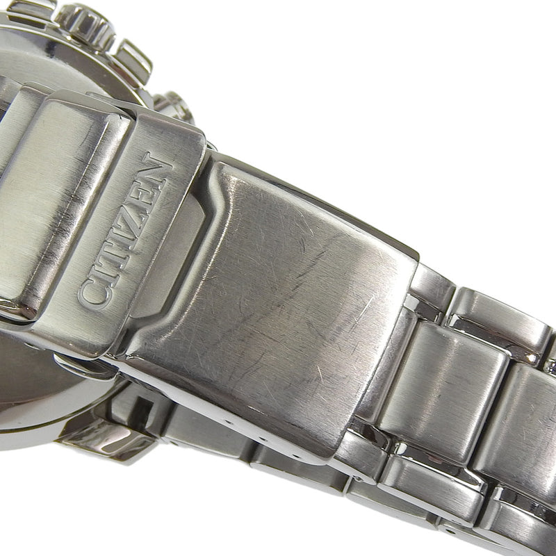 ☆CITIZEN シチズン エコドライブ クロノグラフ メンズ 腕時計 E610