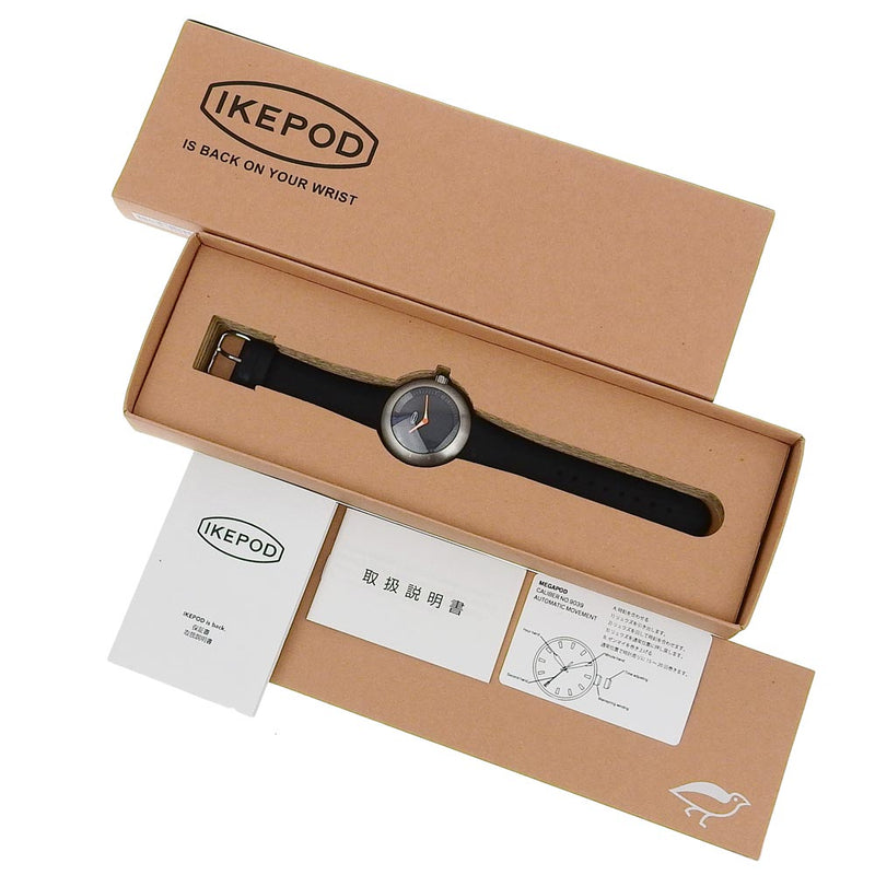 [IKEPOD] IKPOD Watch D014 Acero inoxidable x Cuarzo de goma analógico Dial negro A-Rank