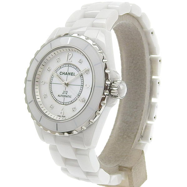 【CHANEL】シャネル
 J12 腕時計
 H2423 ホワイトセラミック 自動巻き 白文字盤 J12 ユニセックスAランク