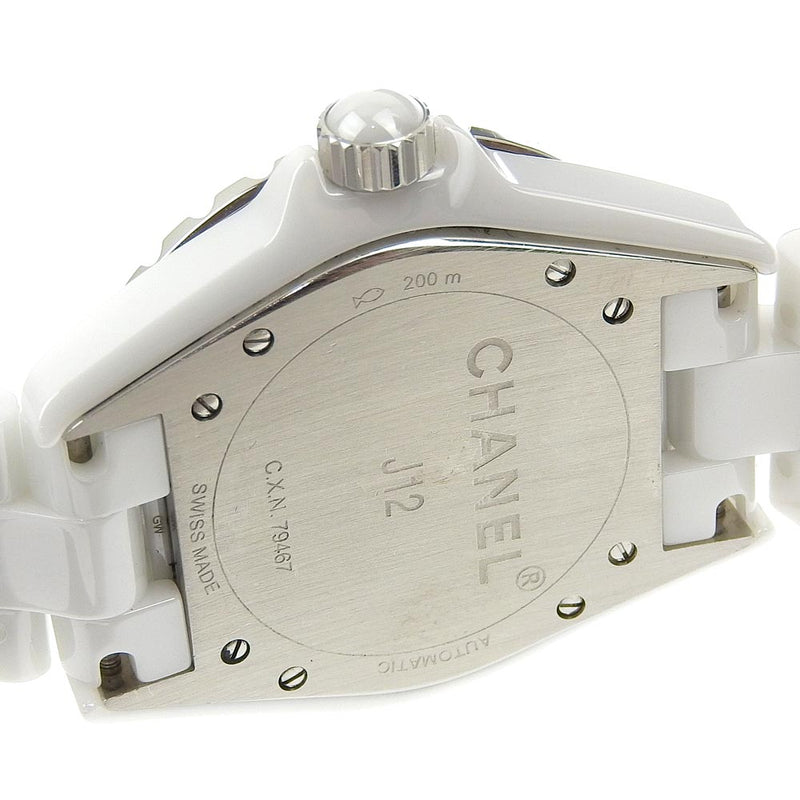 【CHANEL】シャネル
 J12 腕時計
 H2423 ホワイトセラミック 自動巻き 白文字盤 J12 ユニセックスAランク