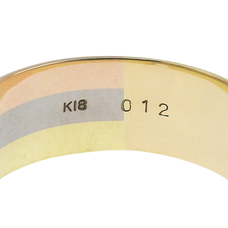 14号 リング・指輪
 K18ゴールド×ダイヤモンド 0.12刻印 約4.0g レディースAランク