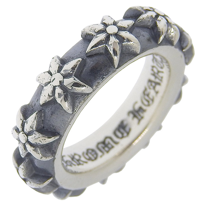 CHROME HEARTS】クロムハーツ STAR BAND スターバンド リング・指輪 9