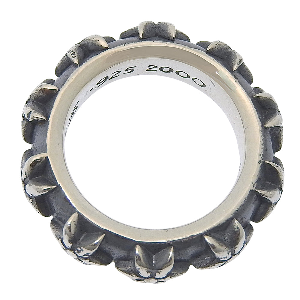 Chrome Hearts スターバンド シルバー 9号 CHROME HEARTS】クロムハーツ STAR BAND スターバンド リング・指輪 9