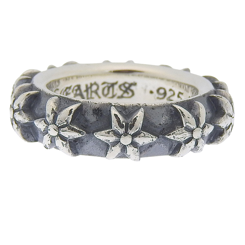 CHROME HEARTS】クロムハーツ STAR BAND スターバンド リング・指輪 9