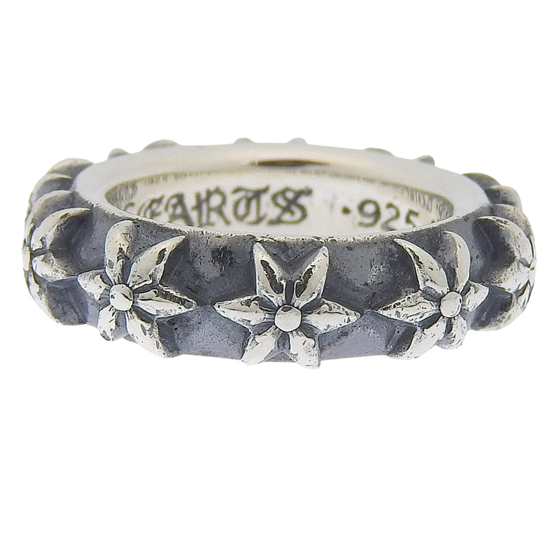 CHROME HEARTS】クロムハーツ STAR BAND スターバンド リング・指輪 9