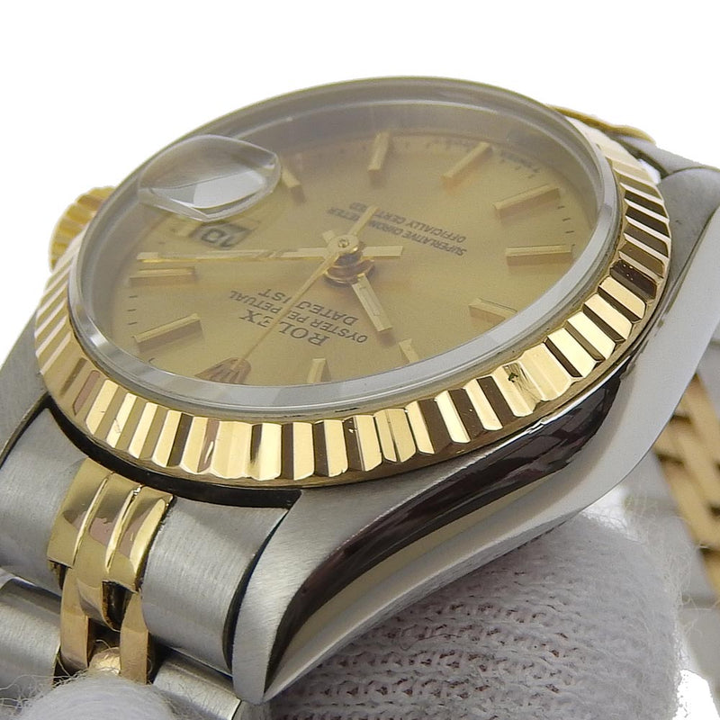 [ROLEX] Rolex 
 Datejust Watch 
 79173 Gold & Steel Automatic Gold Dial DateJust Ladies A+Rank