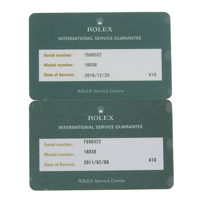 [롤렉스] 롤렉스 데이 데이트 시계 18038lb 자동 와인딩