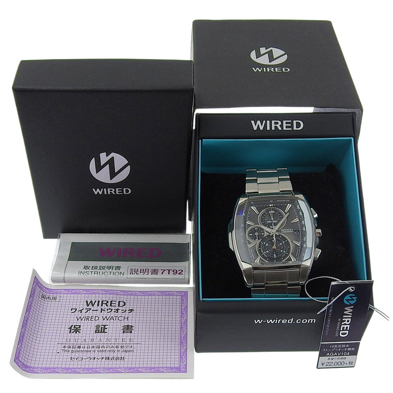 【稼働/付属品完備】SEIKO WIRED 7T92-0TB0 記念限定モデル SEIKO】セイコー WIRED ワイアード 腕時計 7T92-0SF0 クオーツ