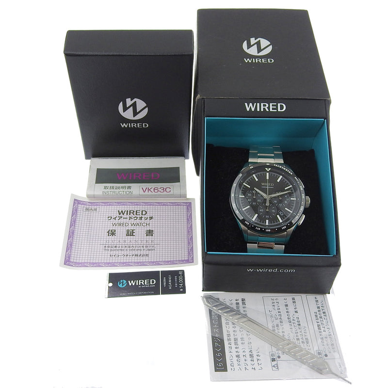 SEIKO】セイコー WIRED ワイアード 腕時計 VK63-K006 クオーツ