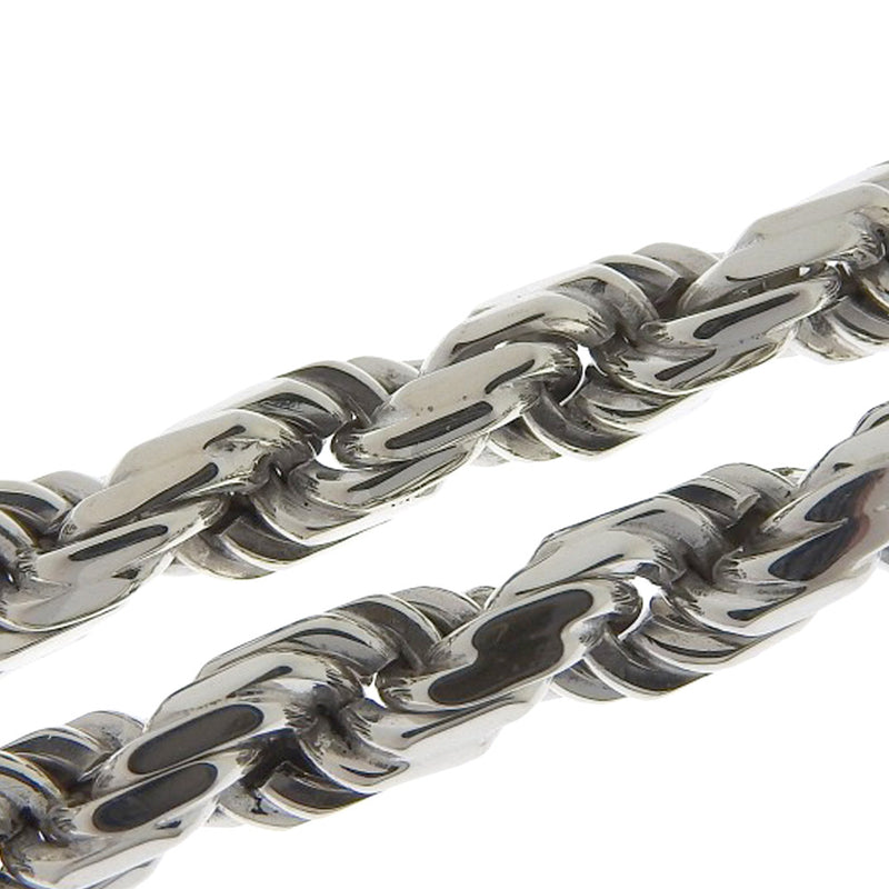 シルバー ツイストチェーンネックレス シルバーチェーン ネックレス チェーン フォックステール