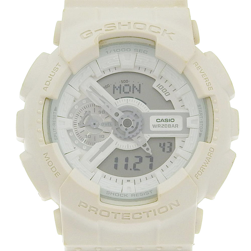 [casio] Casio G-shock手表GA-1110BC不锈钢X树脂白色石英Anadisy展示白色表盘G-Shock g-Shock Men's'