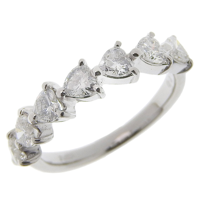 7p 하트 번호 12.5 링 / 링 PT900 플래티넘 X 다이아몬드 1.00 약 4.2g 7p 심장 숙녀 순위