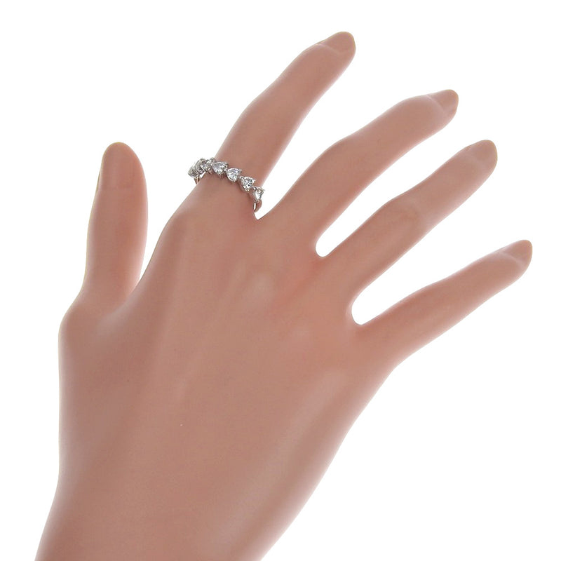 7p 하트 번호 12.5 링 / 링 PT900 플래티넘 X 다이아몬드 1.00 약 4.2g 7p 심장 숙녀 순위