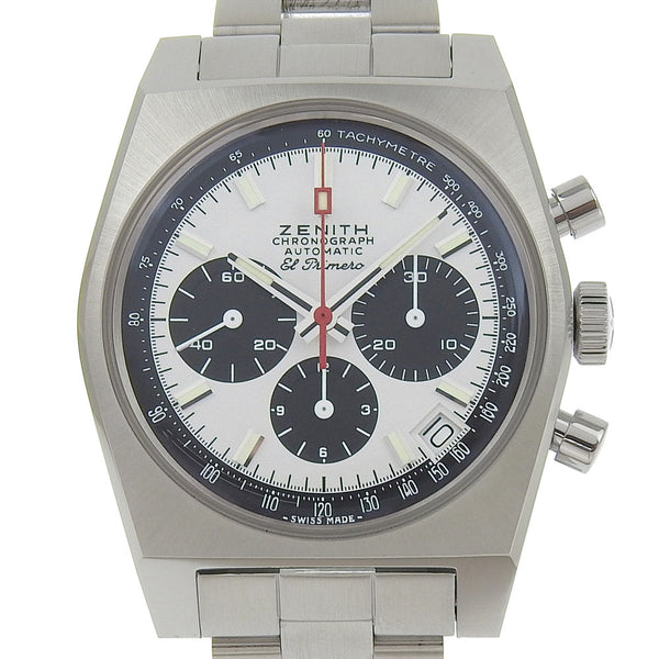 [Zenith] Zenith 
 Chronomaster Revival El Primero Watch 
 50th Anniversary Limited Model 03.A384.400 Stainless Steel Mechanical Automatic Chronograph White Dial CHRONOMASTER REVIVAL EL PRIMERO Men's A+Rank