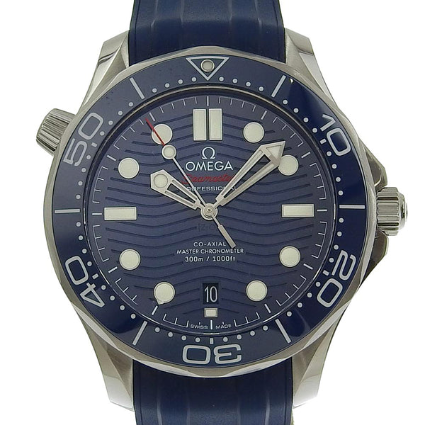 [Omega] Omega 
 Seamaster Watch 
 Koaxual 8800 Master Cronometer 210.32.42.20.03.001 Stainless steel x Rubber Automatic Blue Analog display Blue Dial Men A Rank