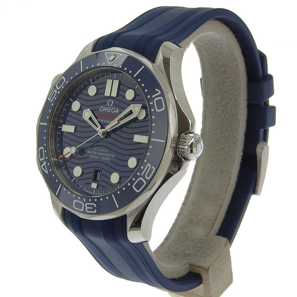[Omega] Omega 
 Reloj de Seamaster 
 Koaxual 8800 Master Cronometer 210.32.42.20.03.001 Acero inoxidable x goma Automatic Blue Analog Analog Dial Men A Rank