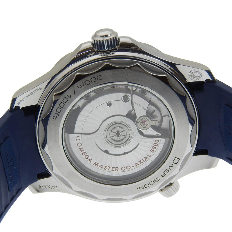 [Omega] Omega 
 Reloj de Seamaster 
 Koaxual 8800 Master Cronometer 210.32.42.20.03.001 Acero inoxidable x goma Automatic Blue Analog Analog Dial Men A Rank