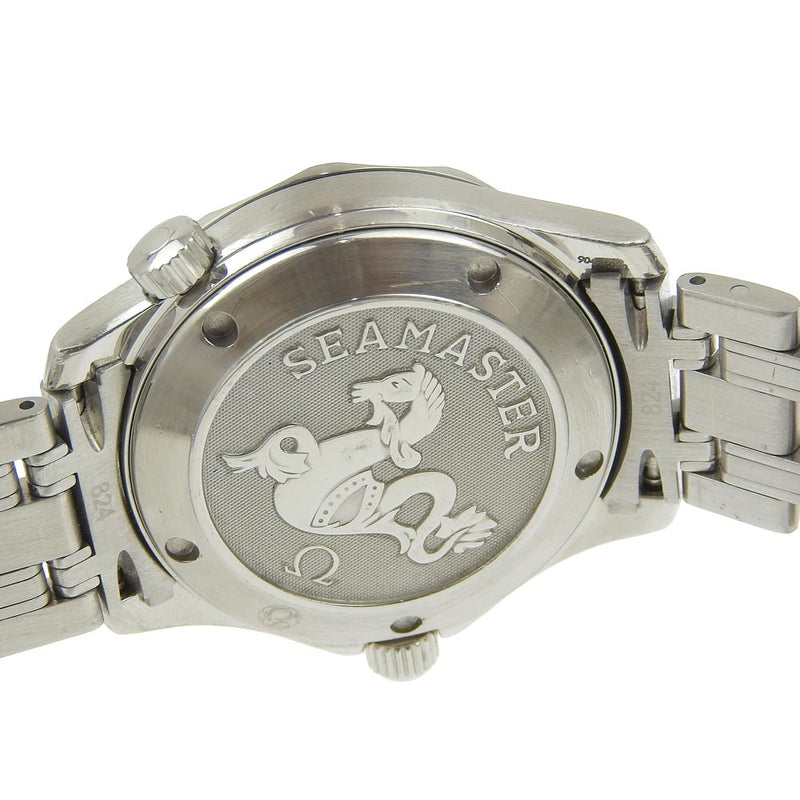[Omega] Omega 
 Seamaster 300 relojes 
 Profesional 212.30.36.61.01.001 acero inoxidable cuarzo de plata dial 300 niños