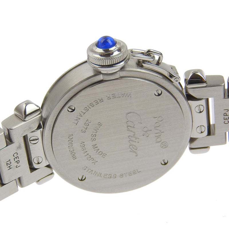 [卡地亚]卡地亚 
 Misspasha手表 
 W3140007不锈钢石英模拟显示银色拨号Mispacha女士A级