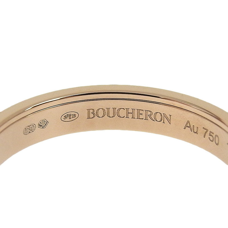 [Boucheron] Buscheron 
 Cattle No. 21 Ring / Ring 
 Classic Ring K18 Pink Gold Approximately 5.0g CATTLE Men's A Rank