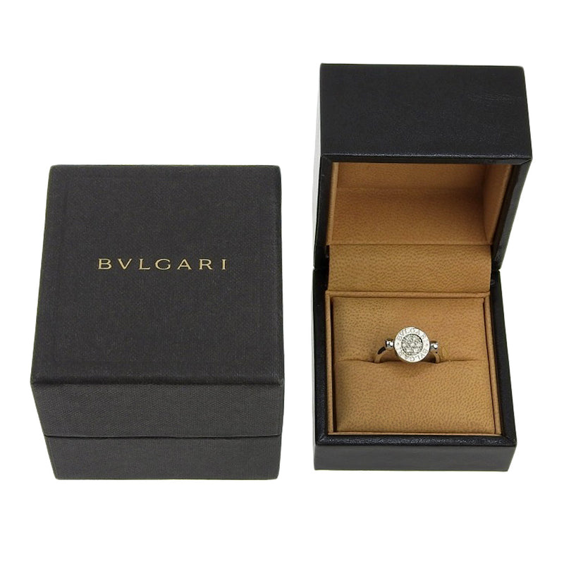 【BVLGARI】ブルガリ
 ブルガリブルガリ 10.5号 リング・指輪
 フリップ K18ホワイトゴールド×ラピスラズリ×ダイヤモンド 約6.3g Bvlgari Bvlgari レディース